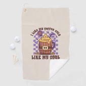 私はコーヒーを冷たくするのが好きだ ゴルフタオル (インサイチュ)