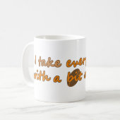 私はコーヒーを少し飲んで(© Mira) コーヒーマグカップ (正面左)