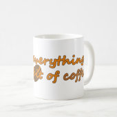 私はコーヒーを少し飲んで(© Mira) コーヒーマグカップ (正面右)