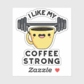 私はコーヒーを強く飲むパおもしろいンが好きだ シール (シート)