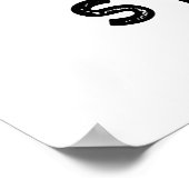 私はコーヒーを強く飲むパおもしろいンが好きだ ポスター (角)