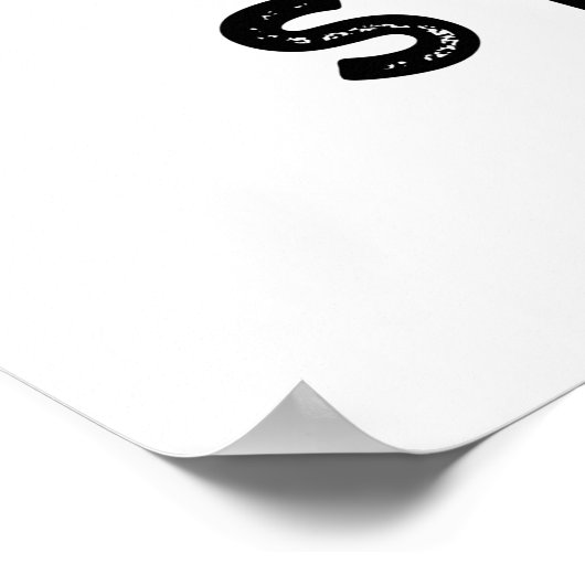 私はコーヒーを強く飲むパおもしろいンが好きだ ポスター (角)