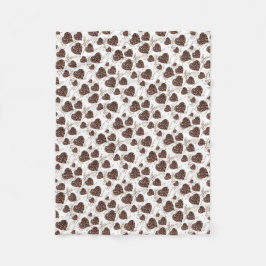 私はコーヒーを愛します!! フリースブランケット