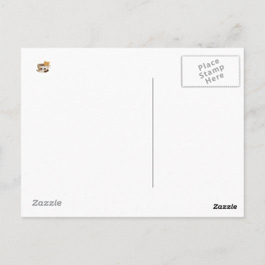 私はコーヒーを愛します ポストカード (裏面)