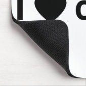 私はコーヒーを愛します マウスパッド (コーナー)