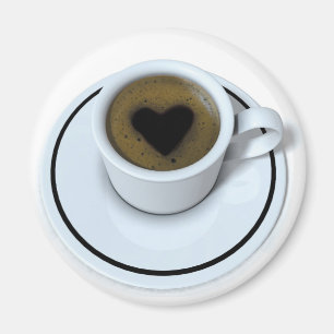 私はコーヒーを愛します マグネット