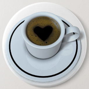 私はコーヒーを愛します 缶バッジ