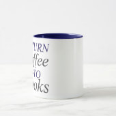 私はコーヒーを本にする マグカップ (中央)