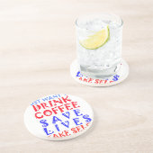 私はコーヒーを飲みたい コースター (側面)