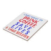 私はコーヒーを飲みたい タイル (側面)