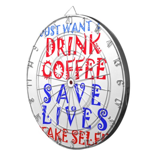 私はコーヒーを飲みたい ダーツボード (正面右)