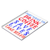 私はコーヒーを飲みたい ノートブック (左側)