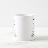 私はコーヒーを飲み過ぎている コーヒーマグカップ (中央)