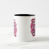 私はコーヒーを1杯持っている ツートーンマグカップ (中央)