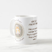 私はコーヒーカスタムマグカップの形をしている コーヒーマグカップ (正面左)