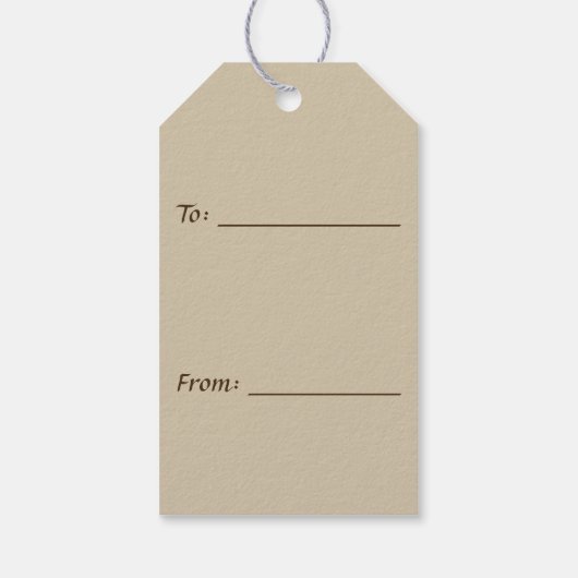 私はコーヒーギフトラベルが大好き ギフトタグ (裏面)