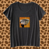 私はコーヒージャイアントマグハグ大好き Tシャツ