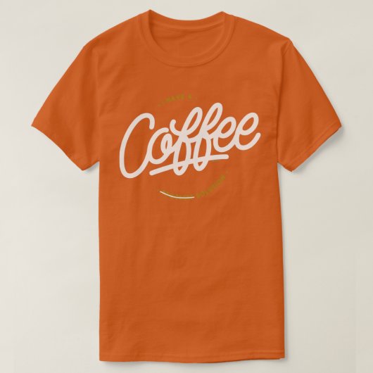 私はコーヒーソリューションを持っている Tシャツ (デザイン正面)