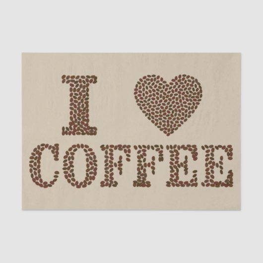 私はコーヒーティッシュペーパー 薄葉紙 (正面)