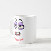 私はコーヒープリントマグが必要 コーヒーマグカップ (正面左)