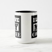 私はコーヒーマグが大好き マグカップ (中央)