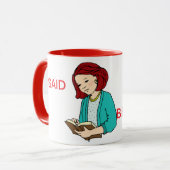 私はコーヒーマグと言った マグカップ (正面左)