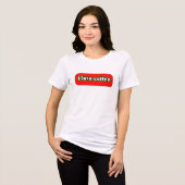 私はコーヒーモカが大好きだ トライブレンドTシャツ (正面全面)
