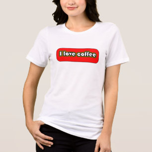 私はコーヒーモカが大好きだ トライブレンドTシャツ