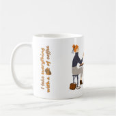 私はコーヒー引用文ガールズフレンズですべてを取る コーヒーマグカップ (左)