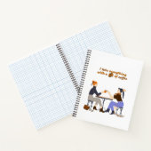 私はコーヒー引用文ガールズフレンズですべてを取る ノートブック (内部)