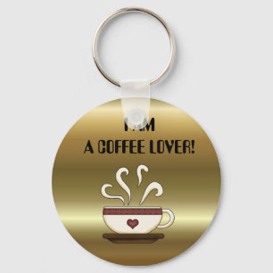 私はコーヒー恋人です! keychain キーホルダー