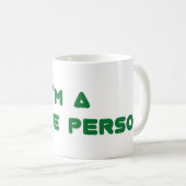 私はコーヒー派 コーヒーマグカップ (正面右)