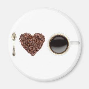 私はコーヒー01が大好き マグネット