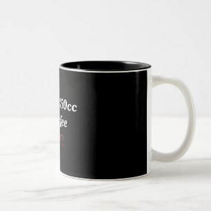 私はコーヒーSTATの250ccを必要とします! ツートーンマグカップ
