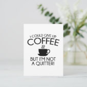 私はコーヒ与えーが出来た ポストカード (スタンド正面)