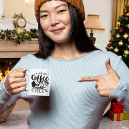 私はコーヒ走ーのクリスマス応援ブラックスクリプト名 コーヒーマグカップ