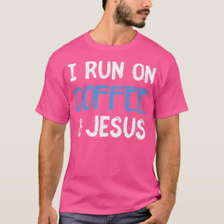 私はコーヒ走ーの混沌イエスかわいいクリスチャンの贈り物に Tシャツ