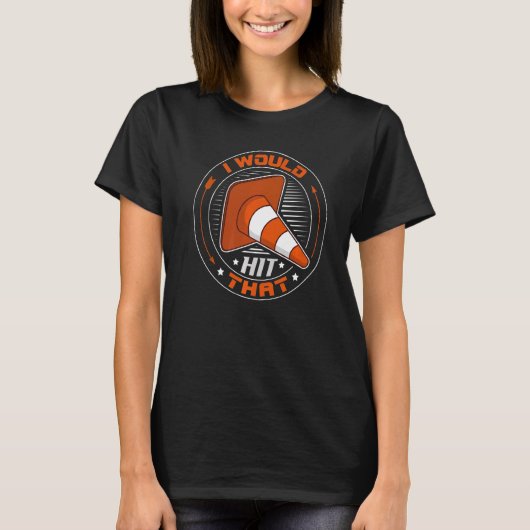 私はコーンでそのオートクロスを打つだろう Tシャツ (正面)