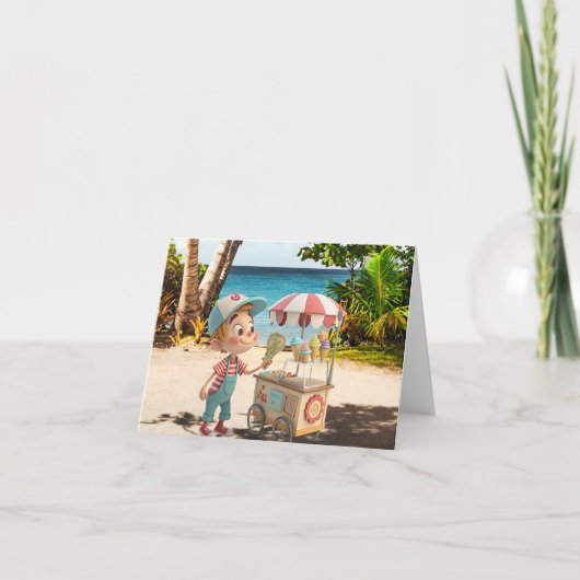 私はコーンを叫ぶ カード (正面)