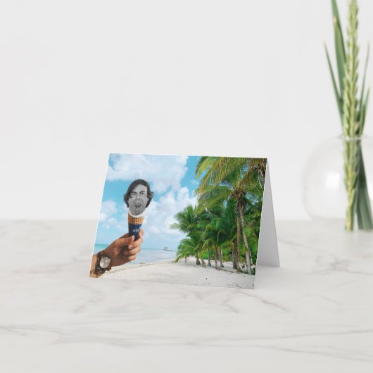 私はコーンを叫ぶ カード (正面)