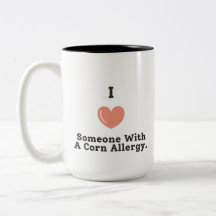 私はコーンアレルギーで人を愛している