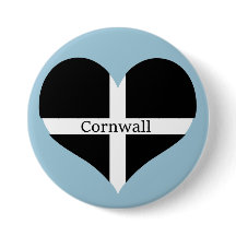 私はコーンウォールSt Piranの旗のハートのデザインを愛します