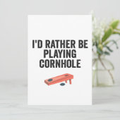 私はコーンホール遊スポーツの贈り物おもしろいになりたい 招待状 (スタンド正面)