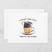 私はコー考えヒーが好きです 案内ポストカード (正面/裏面)