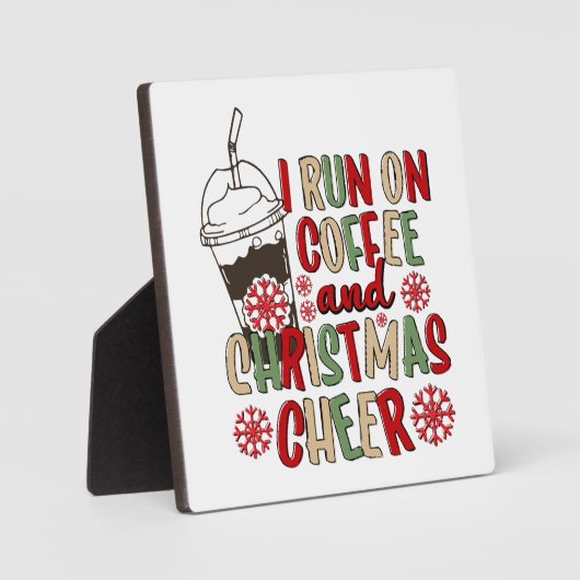 私はコー走ヒとクリスマス応援を飲んでいる フォトプラーク (正面)