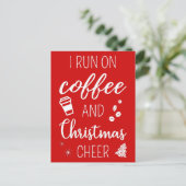 私はコー走ヒとクリスマス応援を飲んでいる ポストカード (スタンド正面)