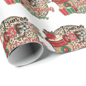 私はコー走ヒとクリスマス応援を飲んでいる ラッピングペーパー (ロールコーナー)