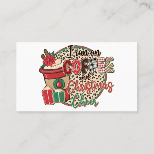 私はコー走ヒとクリスマス応援を飲んでいる 名刺 (裏面)
