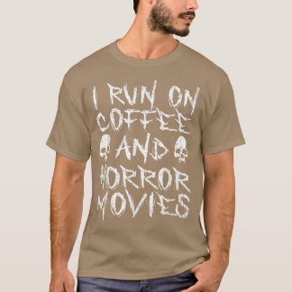 私はコー走ヒとホラー映画のファンを使用している Tシャツ
