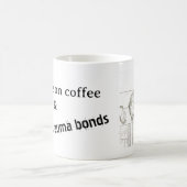 私はコ生き延びーヒとトラウマの絆を持つマグカップ コーヒーマグカップ (中央)